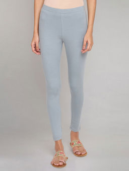 W - Turkish Blue Skin Fit Leggings