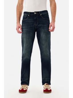 Snitch - Dark Blue Denim Slim Jeans for Men