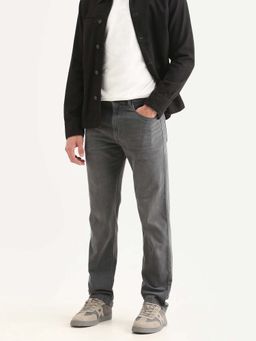 Rare Rabbit - Men Fyod Grey Solid Jeans