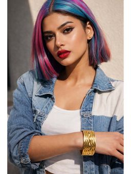 Niska - Women Bold Bend 18K Gold Plated Anti Tarnish Cuff