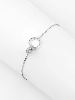 Nistra - Women 925 Sterling Silver Knot Love Bracelet