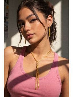 Niska - Women Adelina Brass Gold Plated Jewellery Set