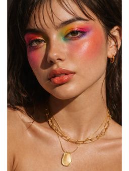 Niska - Women 18K Modern Link and Rope Style Necklaces (Pack of 2)