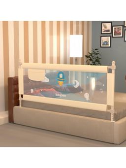 BAYBEE - Yellow Baby Bed Rail Guard For Baby Toddlers Safety, Portable Kids