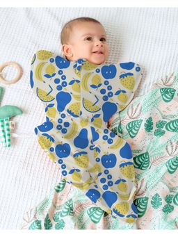 Cocoon Care - Oragnic Bamboo Cotton Arms Up Sleeping Pod for Baby Kids - Multi-Color