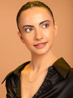 Priyaasi - Sparkling Rose Gold Necklace