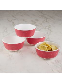 HomeTown - Good Life Melamine Round Veg Bowl Set Of 4 In Multi-Colour