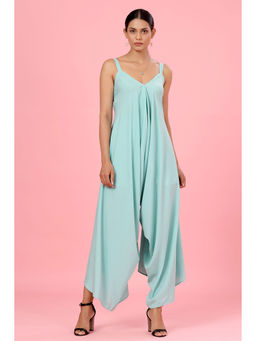 Pasha India - Sky Blue Palazzo Jumpsuit