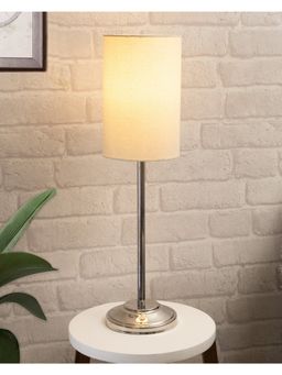 Homesake - Chrome 13" Metal Table Lamp Khadi Pipe