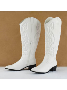 London Rag - Reyes Patchwork Studded Cowboy Boots