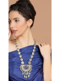 STUDIO B40 - Womens Kundan Green Necklace