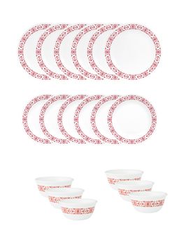 Corelle - Livingware 18 Pc Guest Set - Red Trellis