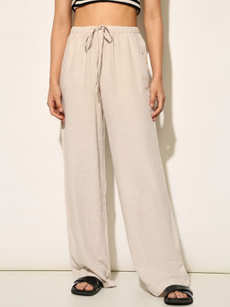 ONLY - Beige Linen Blend Pant