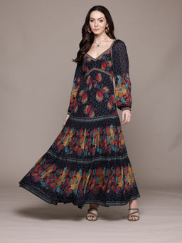 Ritu Kumar - Black Niloufer Long Dress