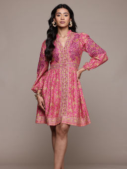 Ritu Kumar - Pink Ramya Short Dress