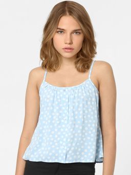 ONLY - Women Printed Blue Top