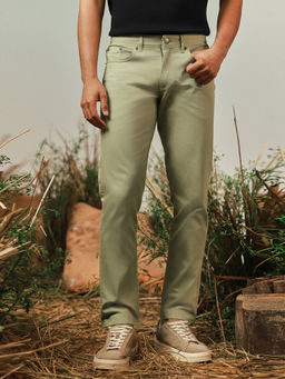 Andamen - Mens Cotton Stretchable Regular Fit Chino