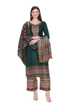 Kidar - Women Unstitched Acrylic Winter Wear Suit (Set of 3)