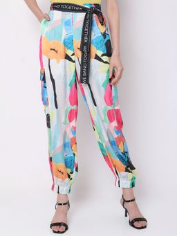 VERO MODA - Women Printed Multicolor Pant
