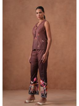 PERINI - Vintage Mocha Vest Coord Set