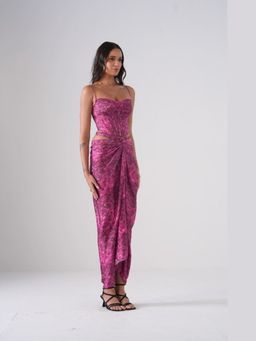 PERINI - Serpent Corset and Wrap Skirt Co-Ord Set