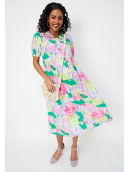 max - Women Multi-Color Printed Midi Dress