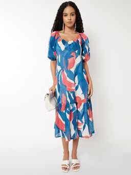 max - Women Multi-Color Printed A-line Dress