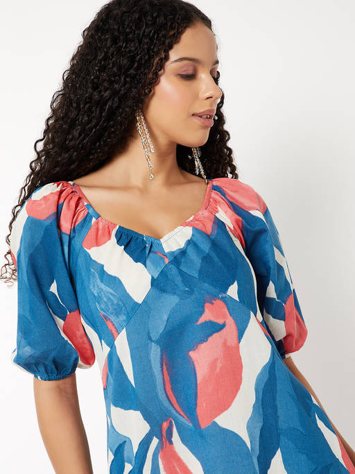 max a line dress Buy Women Multi-Color Printed A-line (L) Online pearl concealed button fastening Backless Summer Maxi Dress Search: Wedding Attire Size:UK14