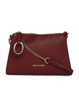Marina Galanti - Maroon Color Soft PU Material Medium Size Sling Bag- MB0370CY2069