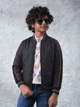 CRIMSOUNE CLUB - Boys Black Reversible Bomber Jacket