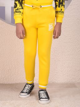 CRIMSOUNE CLUB - Boys Yellow Joggers