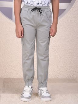 CRIMSOUNE CLUB - Boys Grey Cargo Joggers