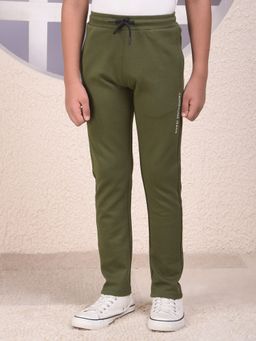 CRIMSOUNE CLUB - Boys Olive Trackpant