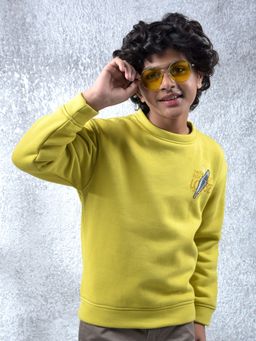 CRIMSOUNE CLUB - Boys Green Oversized Sweatshirt