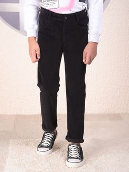 CRIMSOUNE CLUB - Boys Black Corduroy Trouser