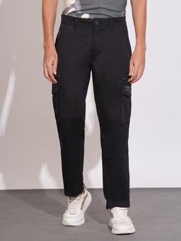 Being Human - Black Regular Fit Cargo for Men