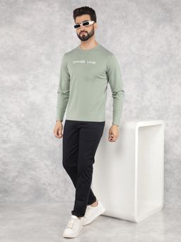 CRIMSOUNE CLUB - Men'S Green Solid T-Shirt