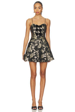 Alice + Olivia - Daniela Bow Structured Mini Dress