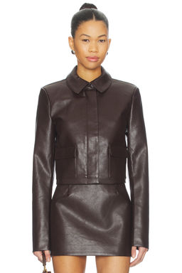 ALL THE WAYS - Bleeker Faux Leather Jacket