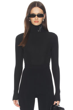 AREA - Turtleneck Logo Bodysuit