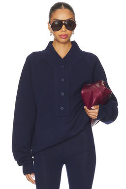 Aya Muse - Knit Henley Sweater