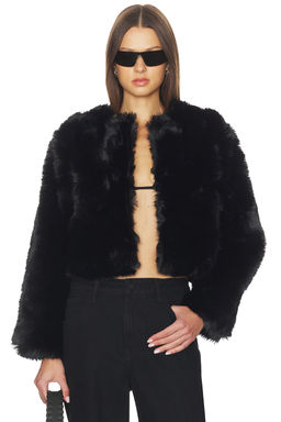 BLANKNYC - Crop Faux Fur Coat