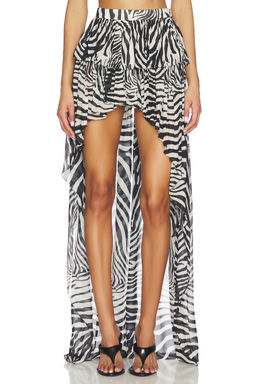 Blumarine - Print Chiffon Skirt