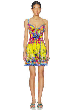 Camilla - Short Dress With Tie Front