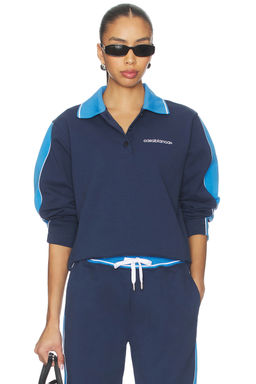 Casablanca - Punto Polo Collared Sweatshirt