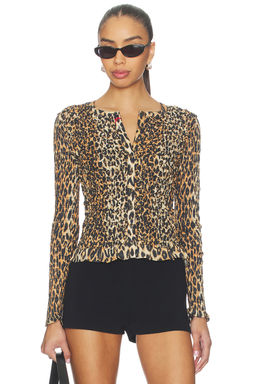 Damson Madder - Elliana Smocked Cardi