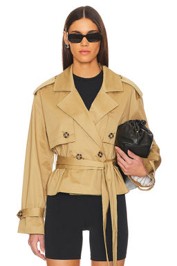 Favorite Daughter - The Cropped Charles Trench Coat