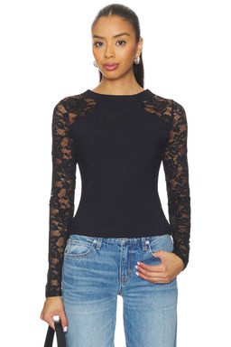 Free People - x Intimately FP No Excuses Long Sleeve In Black