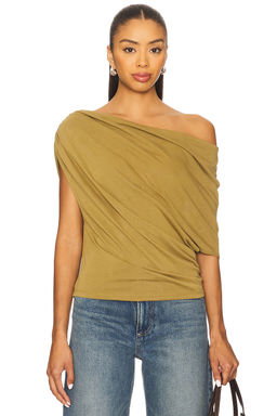 Free People - Blake Knit Top In Green Moss