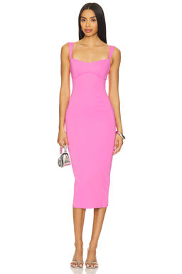 Good American - Sculpting Sweetheart Midi Dress